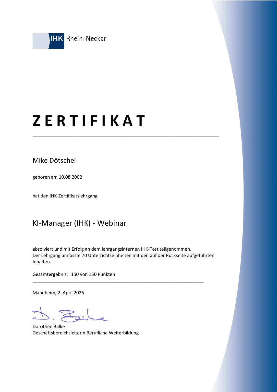 KI-Manager (IHK)